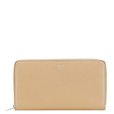 セリーヌ 長財布 ラウンドファスナー ベージュ レザー レディース CELINE 【中古】